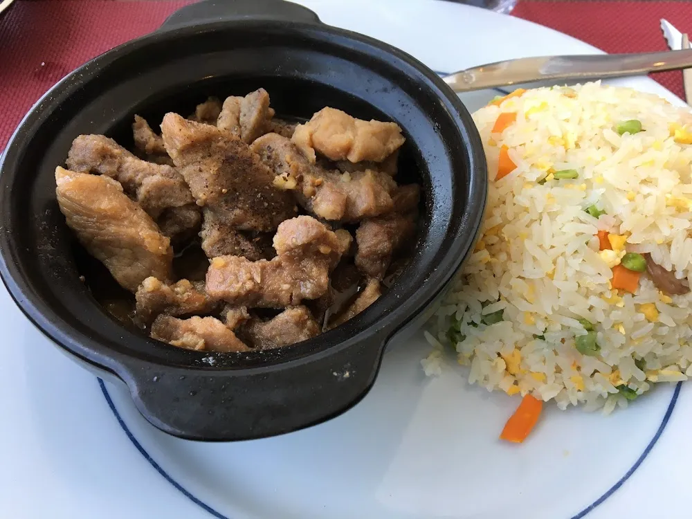 Porc Au Caramel Et Riz Cantonnais